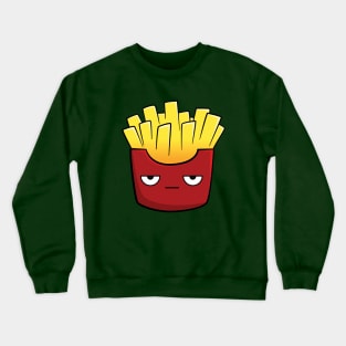 Cute, Kawaii Cartoon Fries Crewneck Sweatshirt